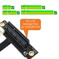 thumbnail image 5 of 270 Degree M.2 NGFF Dual Key A-E To PCI-E 4X Adapter Convert Cable, 5 of 5