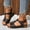 Black, variant on Under $15 Sandals Women, Xunlbb Fashion Women Casual Round Head Comfy Sandals Beach Casual Sandals Shoes(Black,Size:36)