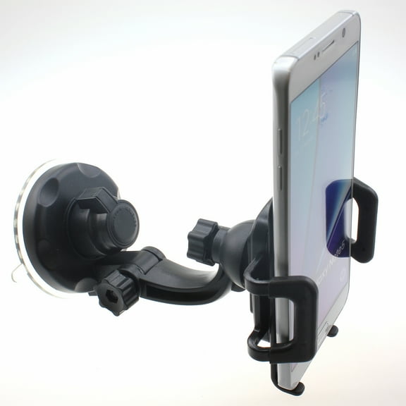 Car Mount for Motorola Moto G Play (2024) - Windshield Holder Glass Cradle Rotating Dock D9B for Motorola Moto G Play (2024)