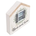 thumbnail image 3 of Home Sweet Home House Shaped 5.5 x 6 Inch Pine Wood Block Tabletop Sign, 3 of 4