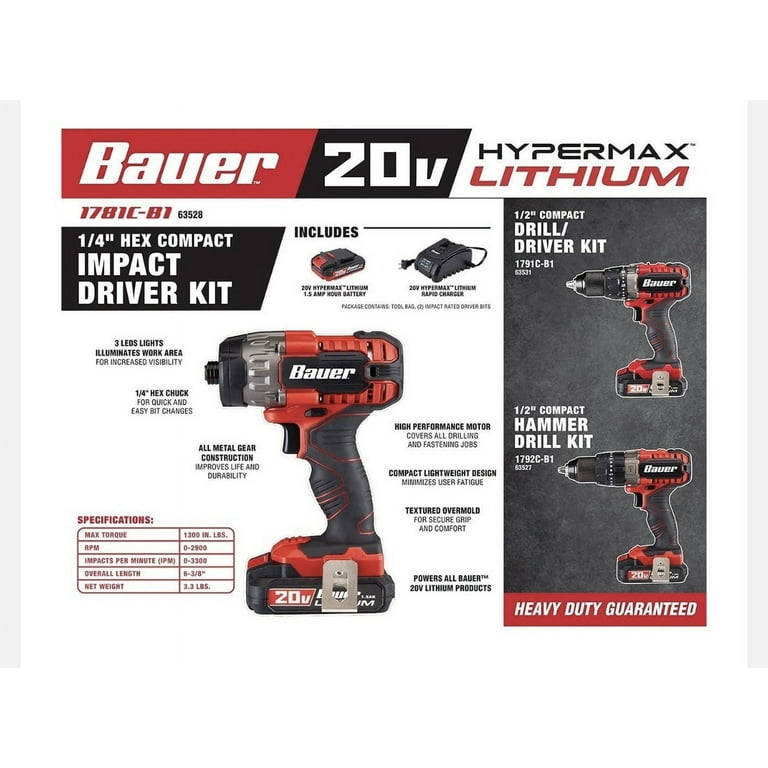 Bauer-Compatible 20V Lithium-ion Battery Powered Cordless Jet Fan Blower –  Tool Only - Powerful 96 MPH Airflow for Quickly clearing Dirt, Leaves and