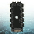 thumbnail image 4 of 3 Pin Splitter, Safe ARGB Lighting Control Copper Docking Station Exquisite  Interface  For Desktop, 4 of 8