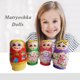 thumbnail image 5 of Muñecos de madera de 5 capas barniz Matryoshka muñecas rusas adornos Ehuebsd para el hogar, 5 of 9