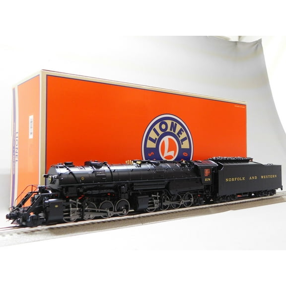LIONEL BTO NORFOLK AND WESTERN Y6B STEAM ENGINE #2174 O GAUGE TRAIN 2531011
