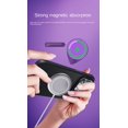 thumbnail image 3 of PINSAI for iPhone 14 Pro Max Case with Camera Cover Built-in Stand,Magnetic Phone Case Translucent Matte Shockproof-Deep Purple, 3 of 6