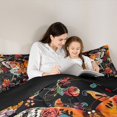 thumbnail image 5 of Feelyou Adult Bohemian Butterfly Bedding Comforter Set, Western Jungle Floral Twin Comforter Sets, Rustic Farmhouse Theme Reversible Bedding Set, Microfiber Bedroom Decor, 2 Pieces, 5 of 8