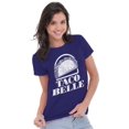 thumbnail image 3 of Taco Belle Mexican Fast Food Funny Womens Slim Fit Graphic Tee Brisco Brands S, 3 of 5