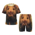 thumbnail image 1 of Fotbe Cute Sunflower Guinea Pig Pijama Estampada de 2 Piezas para Niños – Ropa de Dormir de Manga Corta Cómoda para Niños y Niñas, Camiseta y Shorts de Algodón-4X-Large, 1 of 6