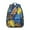 Blue, variant on Hawaii Tropical Wind Palm Leaves Print Backpack for College Students: Perfect Gift, Durable Lightweight Laptop Daypack with Large Capacity for High School and Campus Commute
