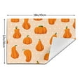 thumbnail image 3 of XMXT 6 Pcs Woven Placemats, Cartoon Pumpkin Seaso Stain Resistant Anti-Skid Placemat for Kitchen Table, 12 x 18 inches, 3 of 6