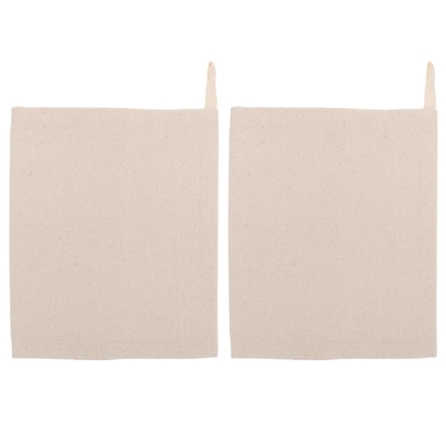 Minkissy 2Pcs Reusable Ice Bags Canvas for Food Handling Design for Home Use