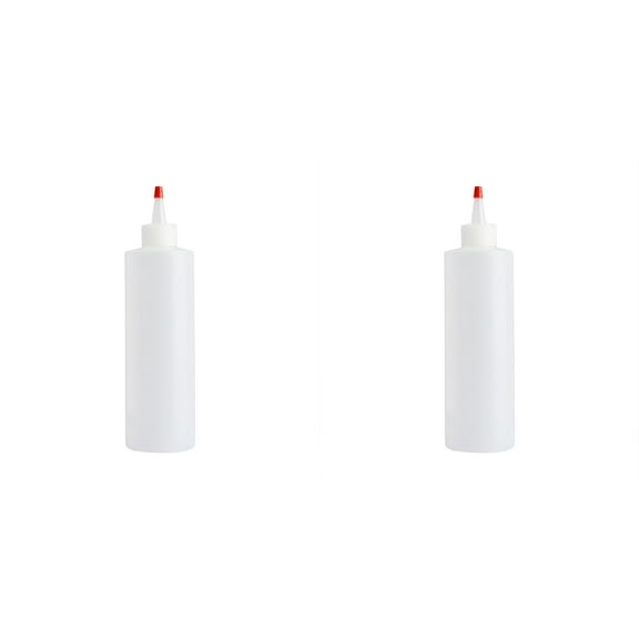 BCMMKLPP Condiment Squeeze Bottles 16 OZ, Liquids BPA Free Condiment Bottles with Twist Cap, for Ketchup, Syrup, Oil, Dressings, Honey, BBQ, Arts Crafts