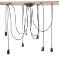 thumbnail image 1 of Estante de luz colgante, soporte de luz de estante de lámpara vintage industrial de 6 cabezales Solución innovadora, 1 of 8