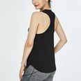 thumbnail image 4 of ZhuoLiL Women's 2024 Summer Outdoor Sports Tops Loose Racer Tops Fitness Wear Yoga Sportswear, 4 of 5