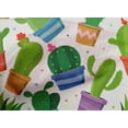 thumbnail image 5 of oneOone Silk Tabby Fabric Leaves & Floral Block Decor Fabric Printed BTY 42 Inch Wide, 5 of 5
