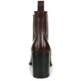 thumbnail image 3 of Journee Signature Womens Genuine Leather Rowann Square Toe Stacked Chelsea Booties, 3 of 8