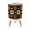 Color 4, variant on Small Trash Can with Lid Wildlife Geometric Moose Bear Deer Earth Tones 1.8 Gallon Dog Proof Trash Can Round Garbage Can Waste Bin Wastebasket for Bathroom Bedroom Living Room