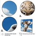 thumbnail image 3 of Designart "Photo Portrait of Majestic Giraffe" Animals Framed Wall Art - Traditional Grey Giraffe Entryway Framed Wall Art Print, 3 of 6
