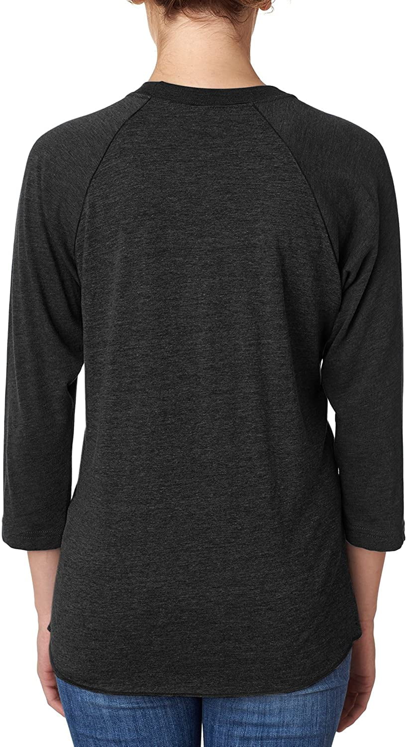 Mens Clementine Tri-Blend 3/4-Sleeve Raglan Tee