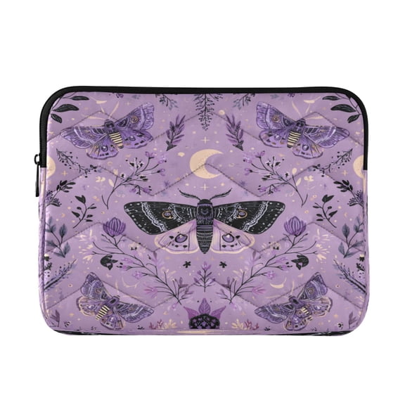 Laptop Bag Briefcases Computer Inner Bags Computer Bags Laptop Sleeves Work Travel School Bag13inch Purple Moths