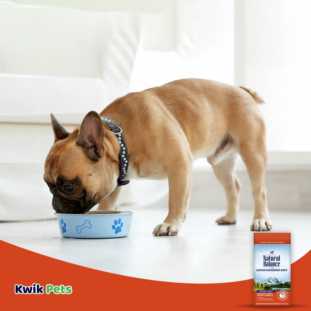 Natural Balance Pet Foods L.I.D. Small Breed Bites Dry Dog Food Salmon & Sweet Potato 4 lb