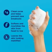 PanOxyl Acne Cleansing Bar, 2% Salicylic Acid, Helps Clear Acne, 4oz