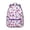 Purple-15, variant on "Sunflower Anti-Theft Backpack - Secure Flowers Print School Bag with Lockable Zippers, Hidden Pockets College Backpack for Urban Commute"