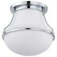 thumbnail image 4 of 60/7870-Nuvo Lighting-Valdora - 1 Light Flush Mount In Traditional Style-9 Inches Tall and 10.38 Inches Wide-Polished Nickel Finish, 4 of 15