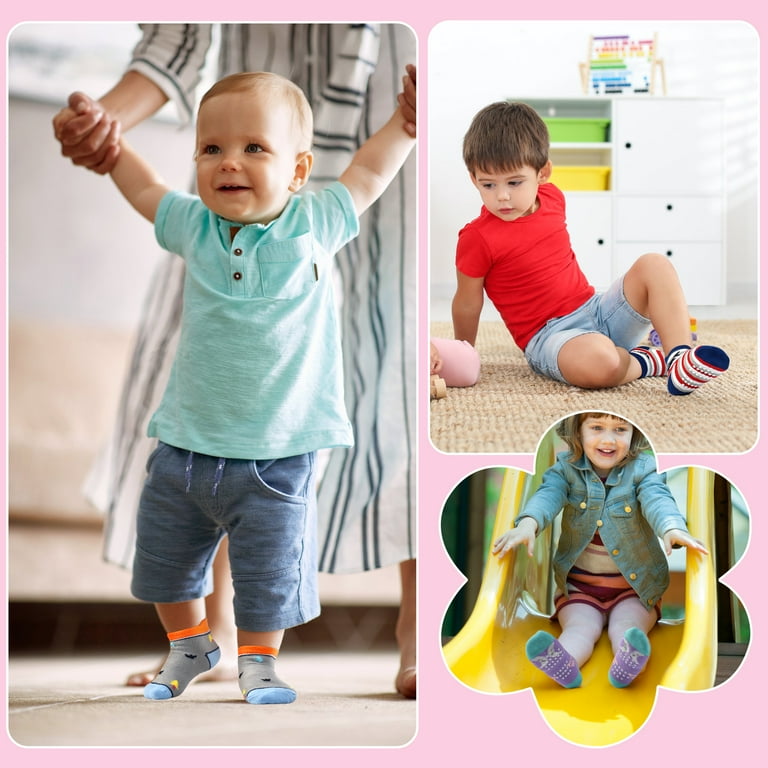 Skibeaut Kids Non-Slip Grip Socks 12-Pair Pack photo 6