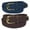 Brown and Navy, variant on CTM  Elastic Braided Stretch Belt (Pack of 2 Colors) (Women)