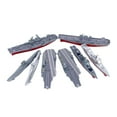 thumbnail image 1 of Kit de modelo de portaaviones 4D de 8 piezas para construir, modelo ensamblado, kits de construcción de buques de para niños, escenas de mesa,, 1 of 10