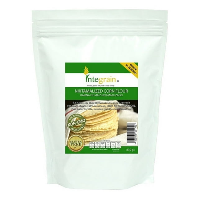 Harina De Maíz Nixtamalizado 830g Integrain Libre De Gluten Integrain Original