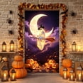 thumbnail image 5 of Cififendec Halloween Themed Door Cover Tapestry, Spooky Scene Backdrop for Home Entrance and Prop Shoot Decor, 70.86"×35.43", 5 of 6