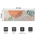 thumbnail image 5 of Orange Boho Geometric and Plant Pattern Door Rugs,Washable Non Slip Door Mats Indoor,Decorative Door Mats,Entry Mat Indoor for Entrance,Bedroom,Kitchen,Bathroom,16"x47", 5 of 6