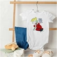 thumbnail image 4 of Christmas Member of Naughty List Romper Boys or Girls Infant Baby Brisco Brands NB, 4 of 6