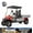 Red, variant on Massimo MVR Cargo Max Electric Utility Golf Cart 48V 5kW Motor - Blue