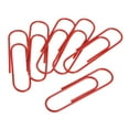 thumbnail image 1 of Unique Bargains Paper Clips 3.9 Inch Vinyl Coated for Office Home Red Count 40, 1 of 6