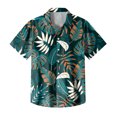 thumbnail image 4 of Hawaiian Shirt For Men, Men's Vintage Button Down Bowling Shirts Short Sleeve Summer Beach Shirt XL, 4 of 5