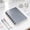 Gray, variant on A5 Mushroom Snap Button Loose Leaf Notebook Refillable Ring Bound Journal Portable Daily Planner Meeting Note Book For Office Business Daily Record