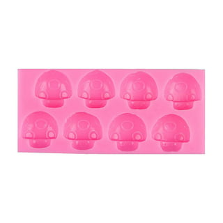 UPKOCH Mushroom Chocolate Mold Mushroom Shaped Silicone Molds Cute Mushroom  Cake Candy Mould Vegetable Fondant Moulds for Chocolate Candy Ice Cube