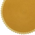 thumbnail image 3 of Dainty Home Set of 6 Placemats | Elegant and Durable | 15x15 in Round Woven Non-Slip Washable Place Mats | Tear-Resistant Heat | Resistant Placemats, 3 of 4