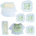 thumbnail image 3 of Butterflies Pattern Cover 7Pcs Green Lace Computer Cover with Washable Reusability, 3 of 3