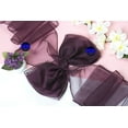 thumbnail image 6 of mds Pack of 10 Organza Chair Sash Bow Sashes for Wedding Decoration -Plum, 6 of 7
