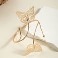 thumbnail image 3 of Adjustable Opening Women’s Arm Cuff Bracelet Punk Starfish Charm Geometric Iron Jewelry Gold Tone, 3 of 15