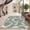 Green, variant on GlowSol Mid Century Modern Green Geometric Area Rug – Soft, Machine Washable, Mark Resistant Carpet for Living Room, Bedroom, Dining Room, Office – Green, 2x6