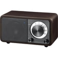 thumbnail image 4 of Sangean WR-7DK Wood Cabinet Mini Bluetooth Speaker with FM Radio Tuner and Aux-in Dark Cherry/Wood, 4 of 7