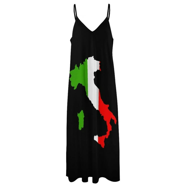 Italy Italian Flag Sleeveless Dress summer clothes Women's evening dress  purple dress - Walmart.com