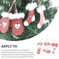 thumbnail image 4 of Naiovety Colgante de pared con Clip de de 6 piezas, decoración de Navidad, superficie lisa decorativa multiusos, colgantes para fiestas, Kits de decoración para fiestas Rojo, 4 of 6