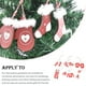 thumbnail image 3 of Inteprter Colgante de pared con Clip de de 6 piezas, decoración de Navidad, superficie lisa decorativa multiusos, colgantes para fiestas, cierre, Kits de decoración para fiestas Rojo Inteprter HA069472-02, 3 of 6