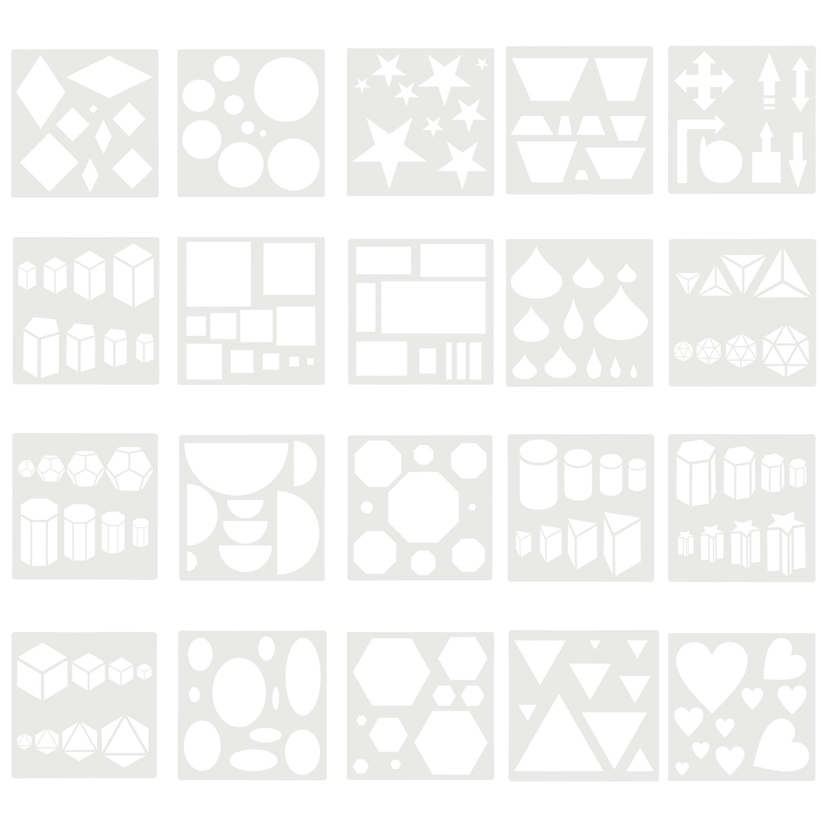 scrapbooking shape templates